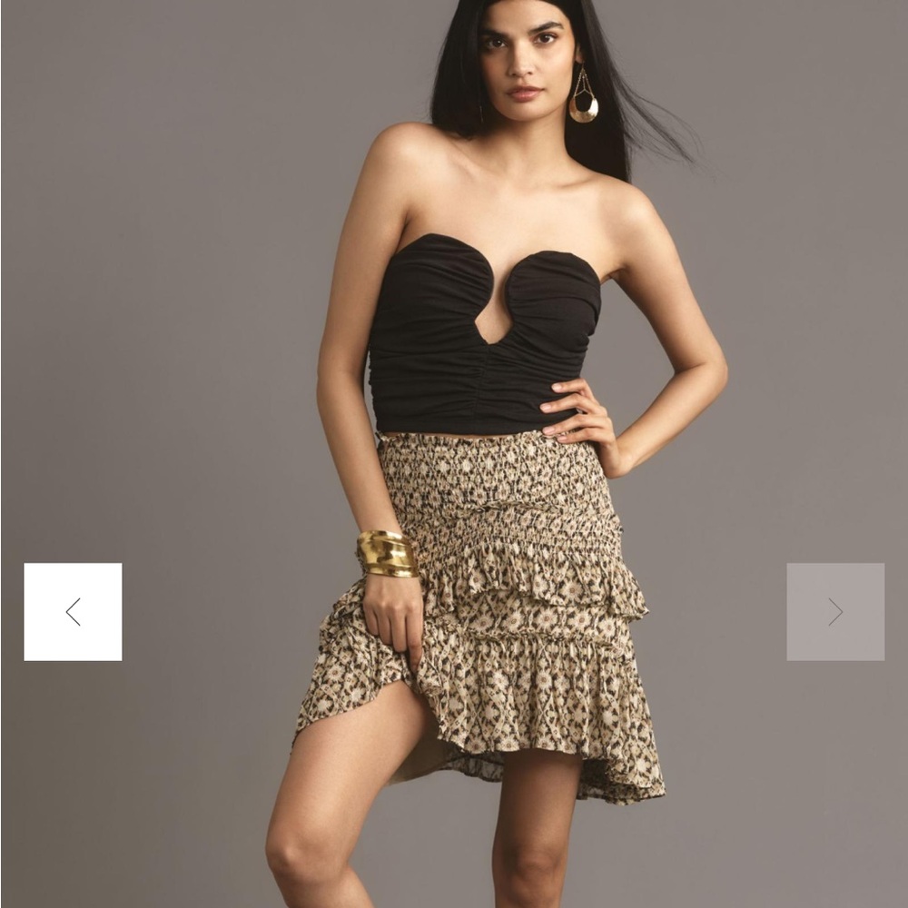 NWT Anthropologie smocked skirt